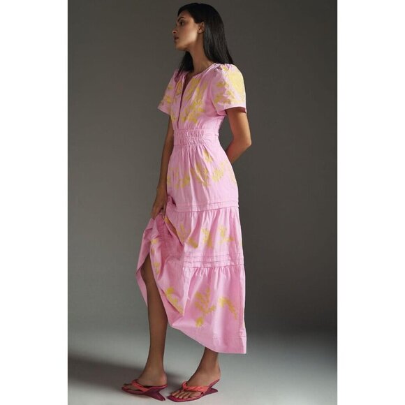 Anthropologie Dresses & Skirts - NWT Anthropologie Maeve Somerset Maxi in Pink Embroidered Edition Dress MP